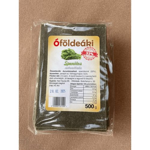 Óföldeáki spenótos lasagne 500 g