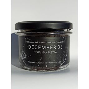 December 33 mákpaszta 100% 200 g