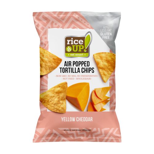 Rice Up tortilla chips cheddar sajt ízű 60 g