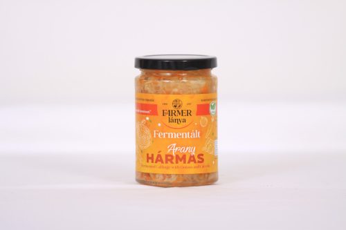 Farmer Lánya fermentált arany hármas (káposzta, répa és vöröshagyma) 370 ml