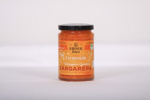 Farmer Lánya fermentált fokhagymás gyömbéres sárgarépa 370 ml