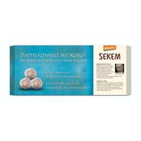 Sekem biodinamikus demeter kókuszos datolyagolyó 120 g