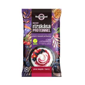   Naturmind proteines gluténmentes instant rizskása piros bogyós 44 g