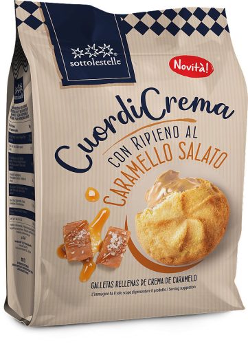 Sottolestelle bio sós karamell krémmel töltött keksz 200 g
