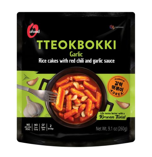 O'Food tteokbokki-fokhagymás szósszal 260 g