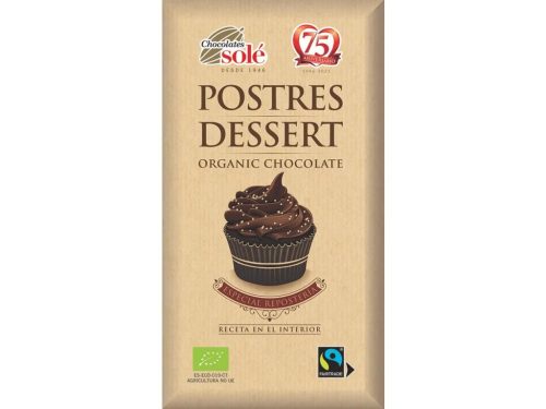 Sole bio sütőcsokoládé 200 g