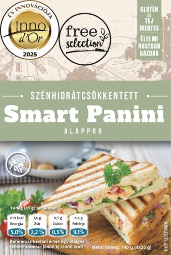 Free selection szénhidrátcsökkentett smart panini alappor 4x35g 140 g