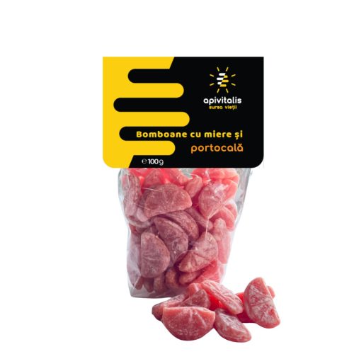 Apivitalis mézes cukorka narancs 100 g