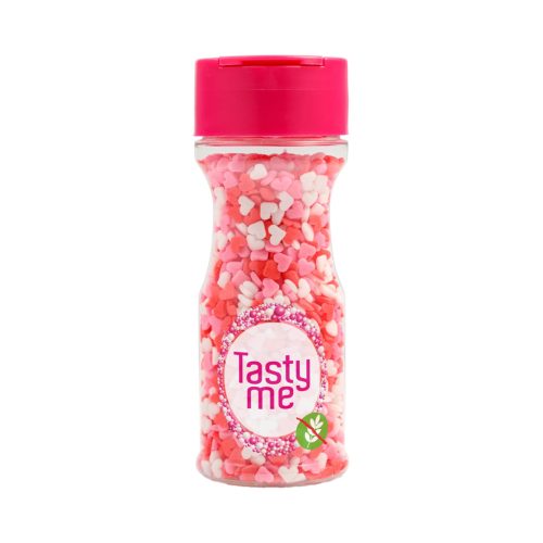 Tasty Me gluténmentes cukor tortadekor mini szívecskék 8mm 55 g