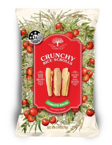 Temole ropogós rizstekercs paradicsomos salsa ízű 75 g