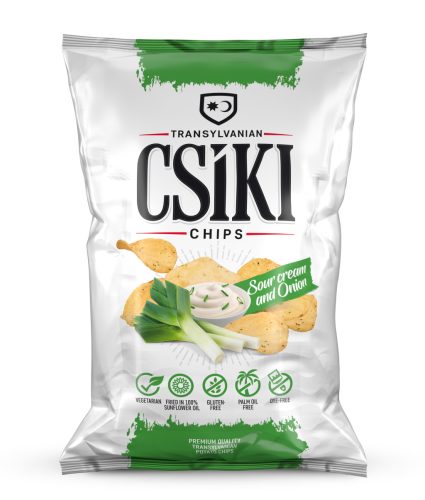 Csíki Csipsz hagymás tejfölös 170 g