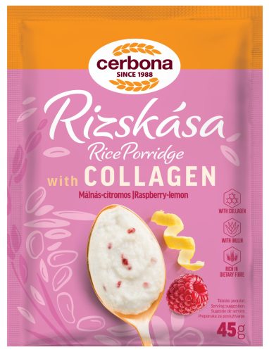 Cerbona rizskása málnás-citromos kollagénnel 45 g