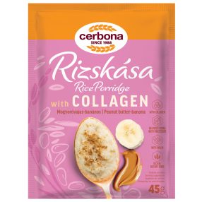 Cerbona rizskása mogyoróvajas-banános kollagénnel 45 g