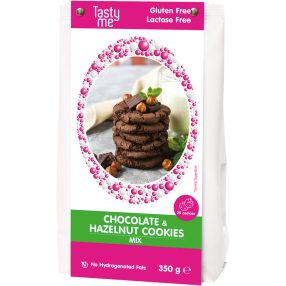   Tasty Me glutén- és laktózmentes csokis mogyorós keksz  350 g