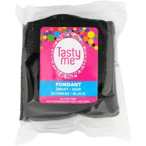 Tasty Me glutén- és laktózmentes fondant fekete 200 g