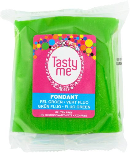 Tasty Me glutén- és laktózmentes fondant fényes zöld 200 g