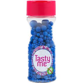   Tasty Me gluténmentes cukorgyöngy tortadekor mix királykék 70 g