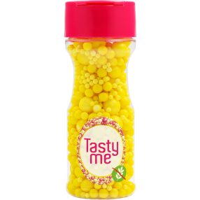   Tasty Me gluténmentes cukorgyöngy tortadekor mix sárga 70 g