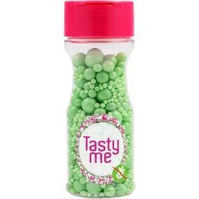   Tasty Me gluténmentes cukorgyöngy tortadekor mix világoszöld 70 g