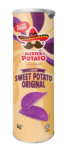 Mister Potato gluténmentes chips édesburgonya 160 g