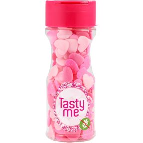   Tasty Me gluténmentes cukor tortadekor mix pink szívek 50 g