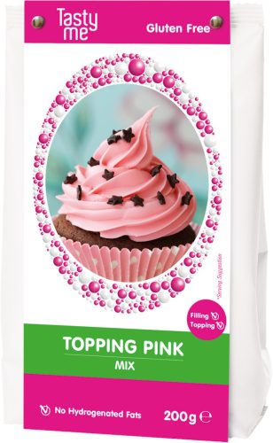 Tasty Me gluténmentes világos rózsaszín tortakrém mix 200 g