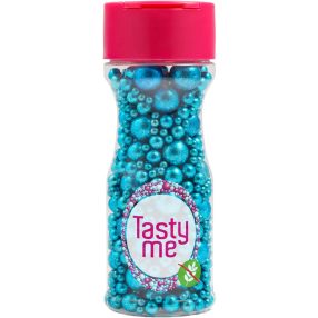   Tasty Me gluténmentes metallic pearls tortadekor mix kék 75 g