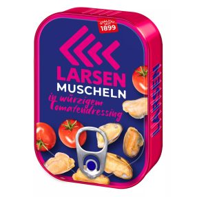 Larsen kagyló csípős paradicsomszószban 110 g