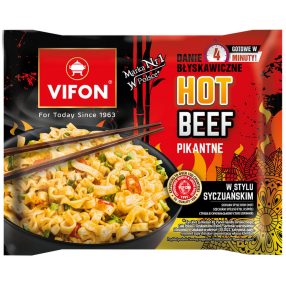   Vifon hot beef szecsuáni instant búzatésztás étel (csípős) 90 g