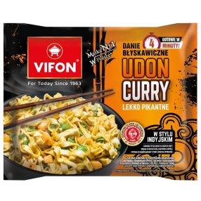   Vifon udon curry indiai instant búzatésztás étel (enyhén csípős) 90 g