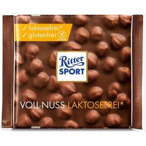 Ritter Sport laktózmentes egészmogyorós csokoládé 100 g