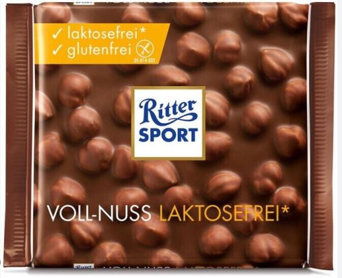 Ritter Sport laktózmentes egészmogyorós csokoládé 100 g