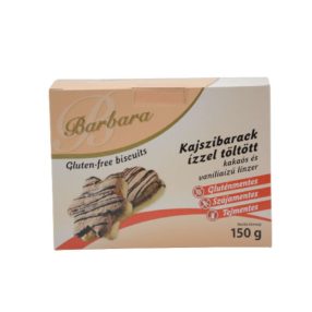   Barbara gluténmentes kajszis kakaós vaníliás linzer 150 g