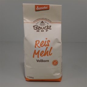   Bauck Hof bio gluténmentes rizsliszt teljes kiőrlésű 500 g