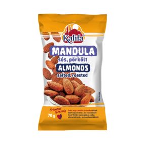 Kalifa mandula sós, pörkölt 70 g