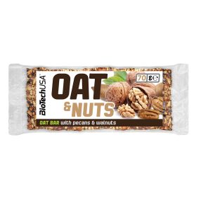 Biotech oat&nuts zabszelet pekándiós 70 g