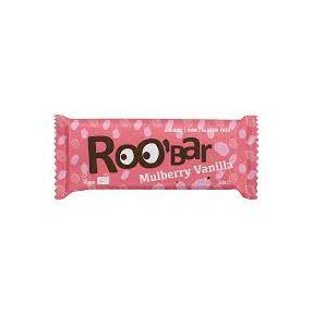   Roobar 100% raw bio gyümölcsszelet fehér eper-vanília 30 g
