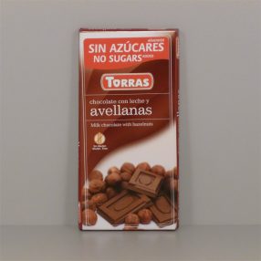   Torras gluténmentes tejcsokoládé mogyoró cukor nélkül 75 g