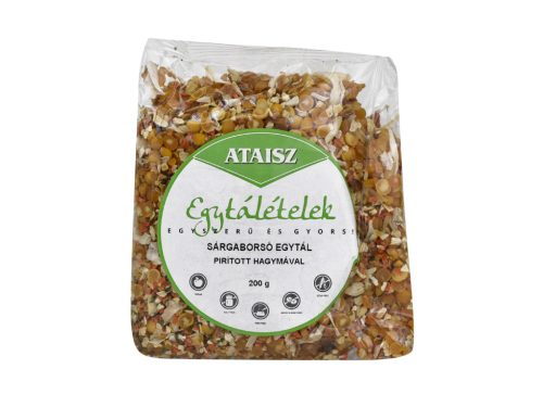 Ataisz sárgaborsó egytál pirított hagymával és vegyes zöldséggel 200 g