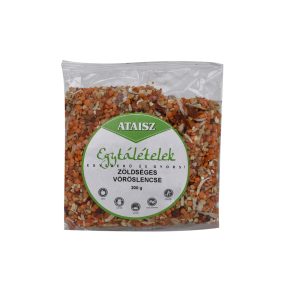   Ataisz zöldséges vöröslencse egytál pirított mogyoróval 200 g
