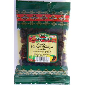 Naturfood aszalt egész vörösáfonya 100 g