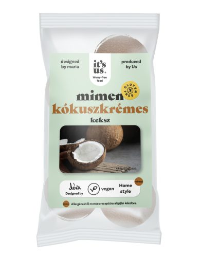 Its us mimen gluténmentes keksz kókuszkrémes 150 g