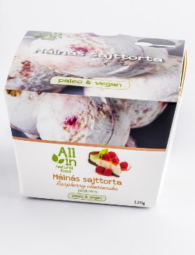 All in jégkrém málna&keksz 120 g