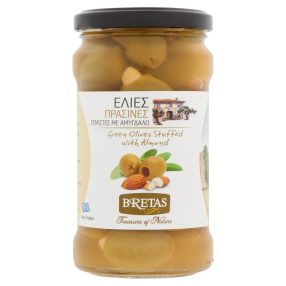 Bretas olivabogyó zöld mandulával töltve 314 ml