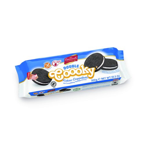 Coppenrath glutén és laktózmentes vaníliakrémes kakaós keksz 300 g