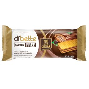   Dibette nas kakaós krémmel töltött mártatlan ostyaszelet hozzáadott cukor nélkül 40 g