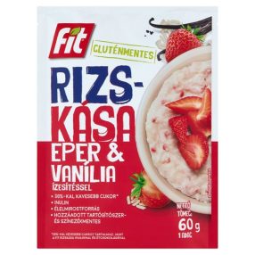  Fit reggeli rizskása inulinnal szárított eper darabok vanília 60 g