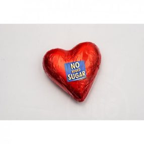   Dibette nas valentin szív tejcsokoládé hozzáadott cukor nélkül üreges figura 30 g