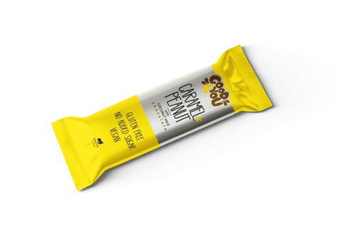 Health Market Good4You Karamellás Földimogyorós szelet kókusztejes csokoládéval  25 g