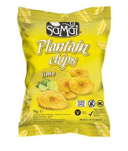 Samai plantain főzőbanán chips lime 70 g